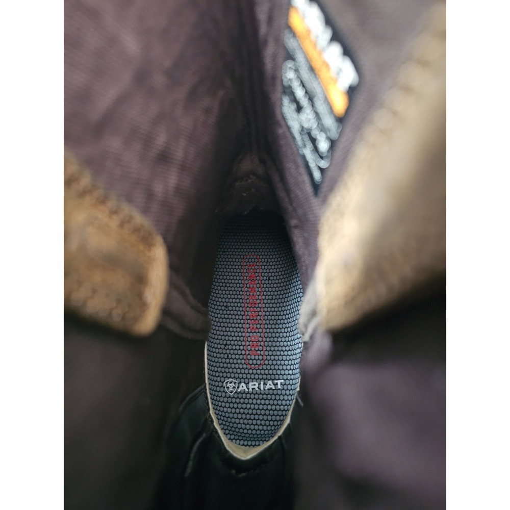Ariat® (Men's 10 D) WorkHog™ ATS® Max Square-Toe Work Boot in Dark Earth - $220 - Picture 10 of 12